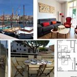 gite - Capucine au soleil, appartement 80m², climatisé, ventilé et bien tempéré - SANARY SUR MER - Var